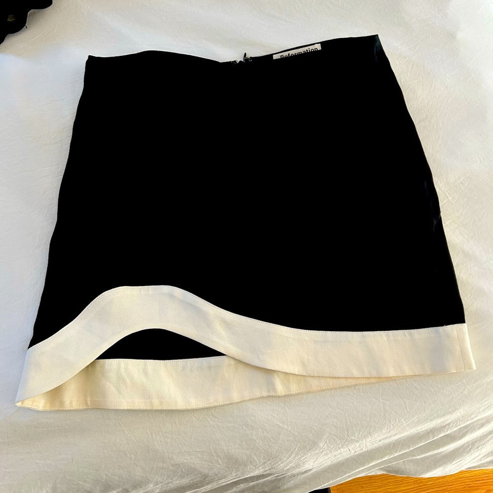 Reformation mini skirt